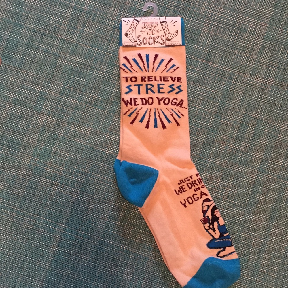 Funny yoga socks